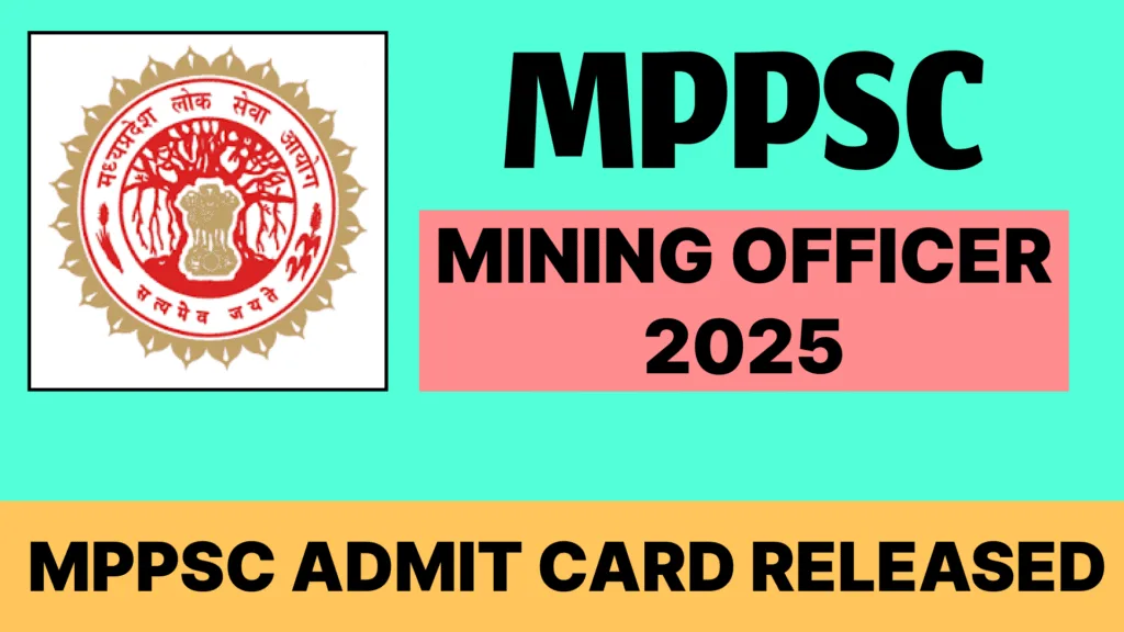 MPPSC ADMIT CARD 2025